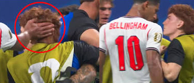 Tensión tras el final: Bellingham agredió al Colo Barco luego de la clasificación argentina