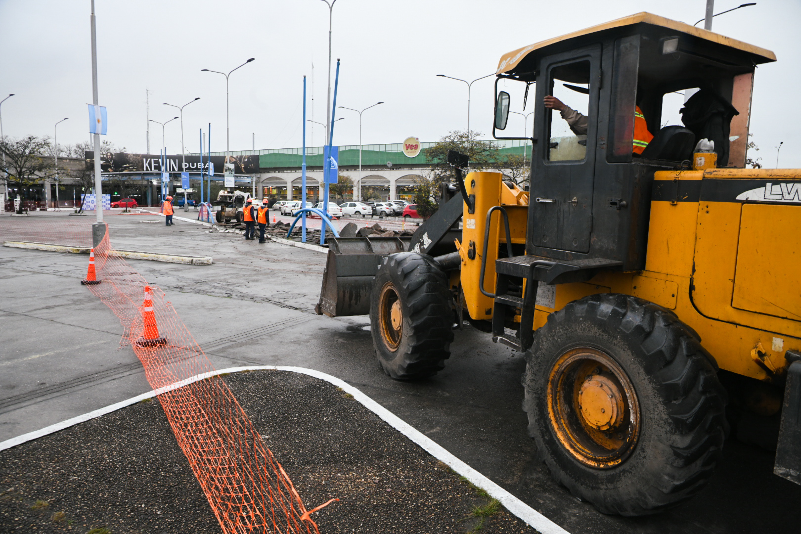 Avanza la remodelación de la Terminal de Tucumán con obras en la playa de estacionamiento