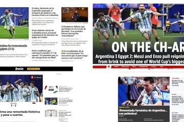 La remontada de Argentina dio la vuelta al mundo: así reflejó la prensa internacional el triunfo ante Egipto