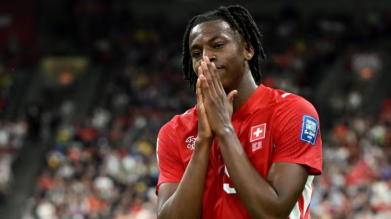 Suiza pierde a una de sus figuras antes del duelo con Argentina: Johan Manzambi quedó descartado