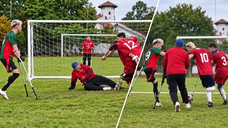 Violencia en una final de fútbol para amputados: hubo golpes y agresiones con muletas
