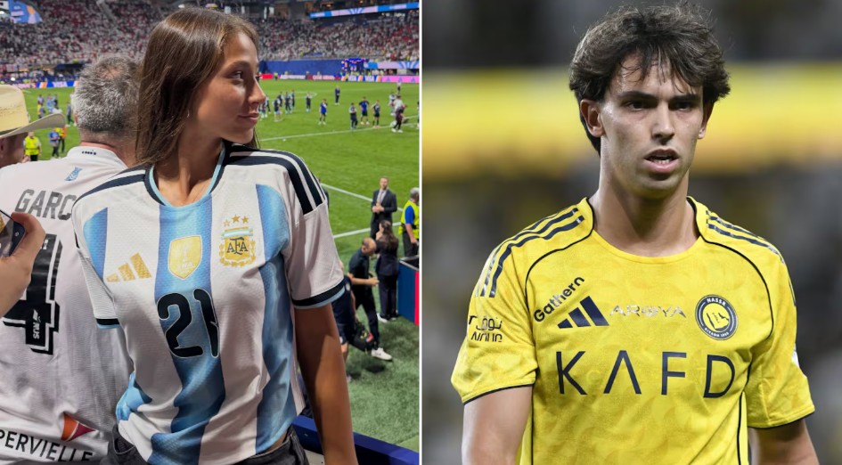 Una influencer argentina fue vista a los besos con João Félix durante sus vacaciones en Miami