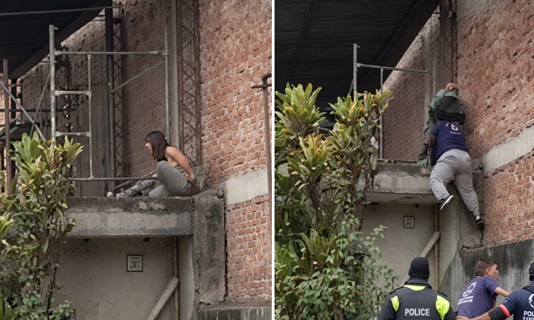Aguilares: rescatan a una joven que pedía auxilio desde la terraza de una vivienda