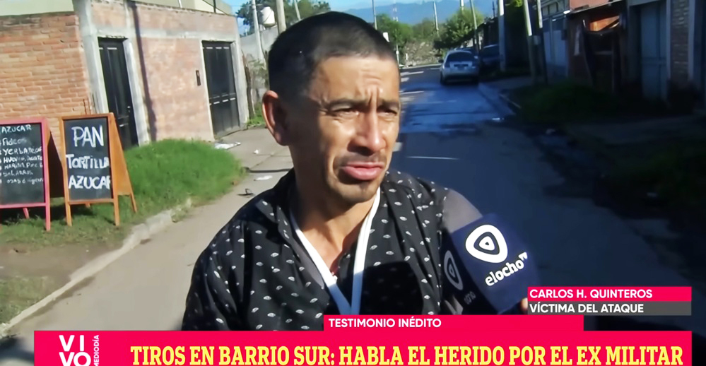 “Me disparó cuando intenté ayudar”: el relato del cuidacoches herido en un violento episodio en Barrio Sur