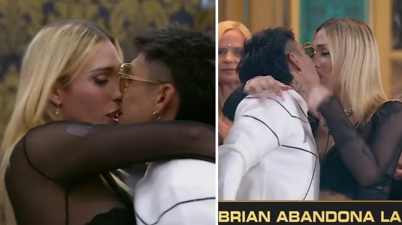 “Te voy a extrañar”: el beso de despedida entre Danelik y Brian Sarmiento tras su eliminación