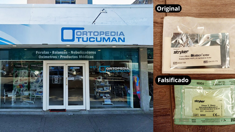 La ANMAT encontró insumos médicos e implantes falsificados y sin registro sanitario en la Ortopedia Tucumán