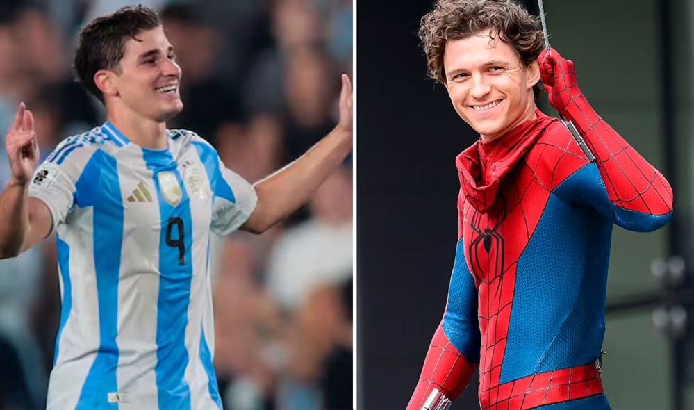 El sorpresivo mensaje de Tom Holland a Julián Álvarez antes del debut de la Argentina