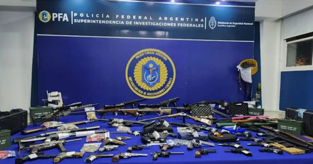 Una armería tucumana fue allanada como parte de una amplia red internacional de tráfico ilegal de armas