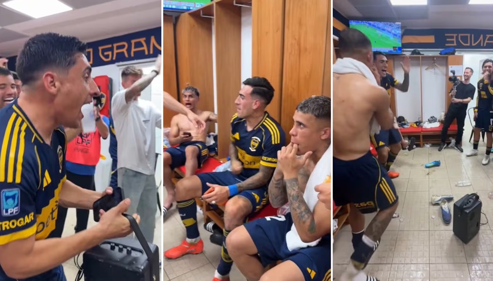 Cumbia, risas y baile: el festejo íntimo de los jugadores de Boca tras ganar el Superclásico