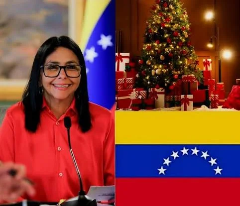 La presidenta encargada de Venezuela, Delcy Rodríguez, anunció que las celebraciones navideñas comenzarán oficialmente el próximo 1 de noviembre