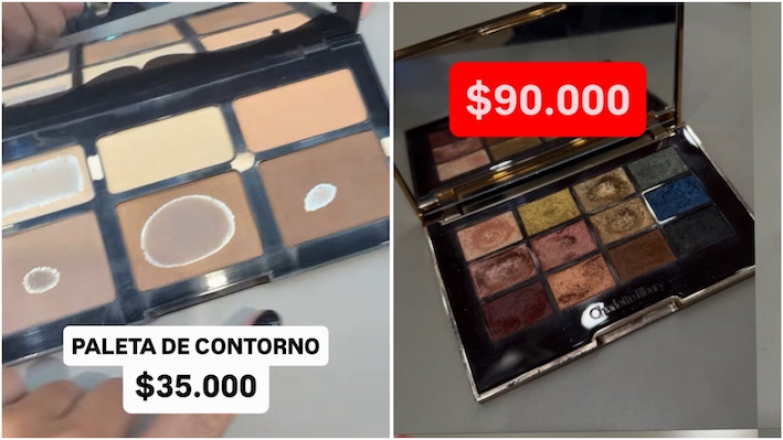 “Esto es un asco”: acusan a un estudio de maquillaje tucumano por vender productos usados a precios de hasta 90 mil pesos