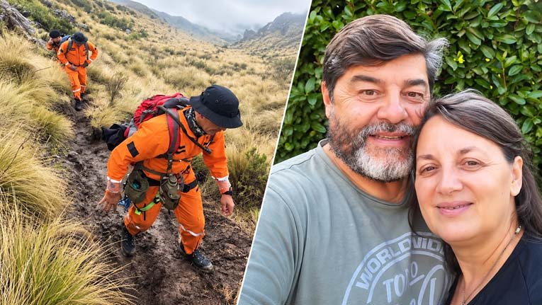 “Mi amor, te estamos esperando”: el emotivo mensaje de Liliana a su esposo perdido en el cerro Ñuñorco