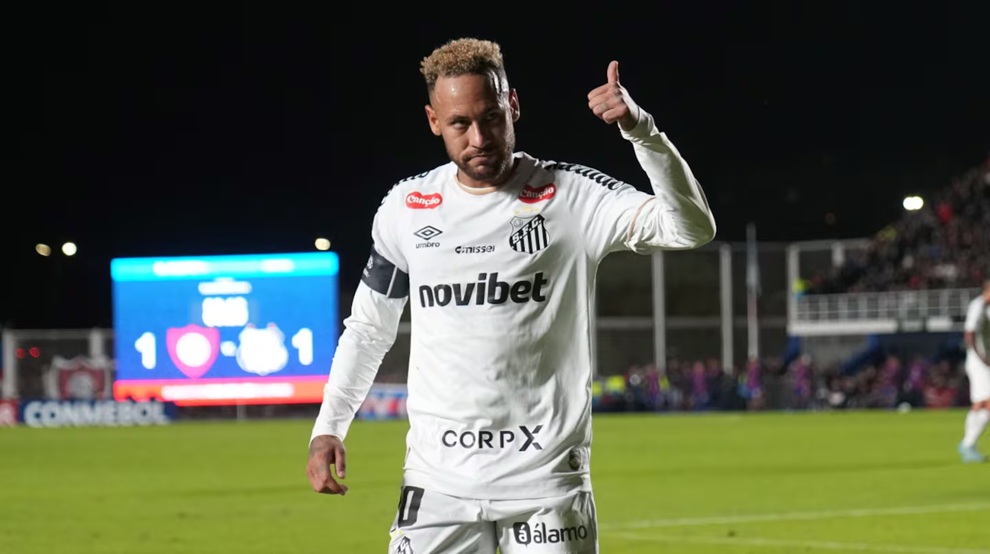 Neymar volvió a jugar en la Argentina: el gesto que emocionó a los hinchas de San Lorenzo