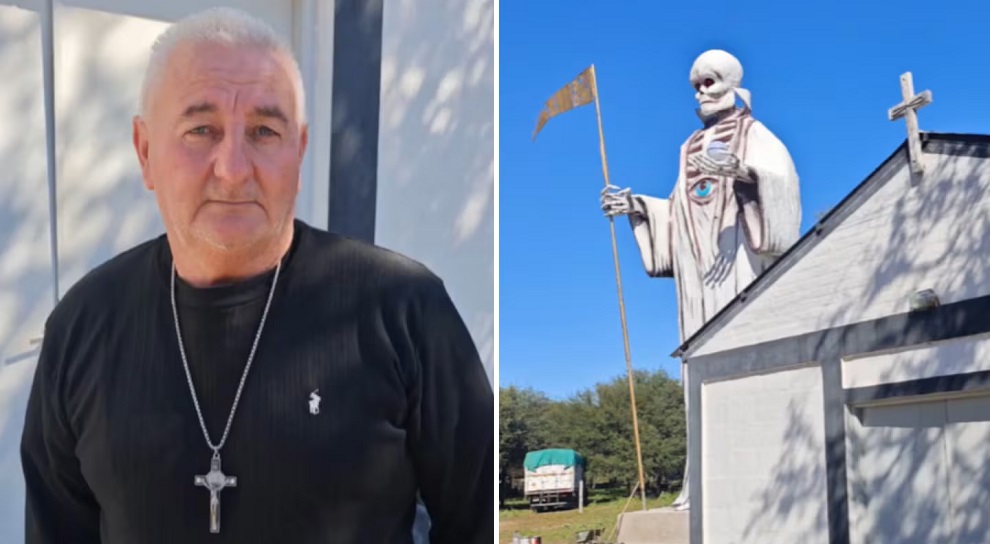 Quién era el santiagueño que construyó una estatua de San La Muerte y fue encontrado sin vida
