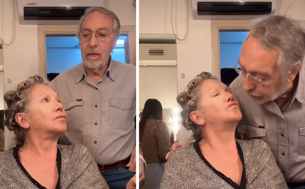 Solita Silveyra compartió un video inédito de Brandoni antes de una función de su última obra