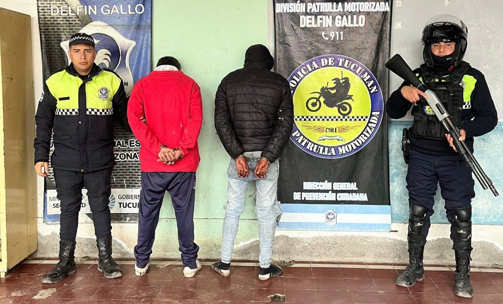 Tio y sobrino se cruzaron en una feroz pelea en Delfín Gallo y agredieron a los policías que los separaron