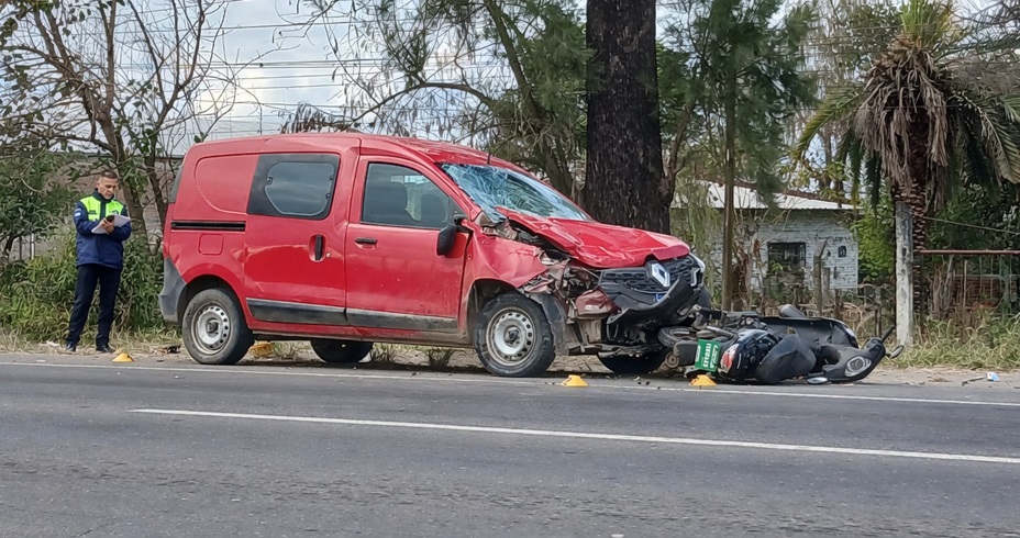 Tragedia en Arcadia: murió un niño de 7 años tras un choque entre una camioneta y una motocicleta